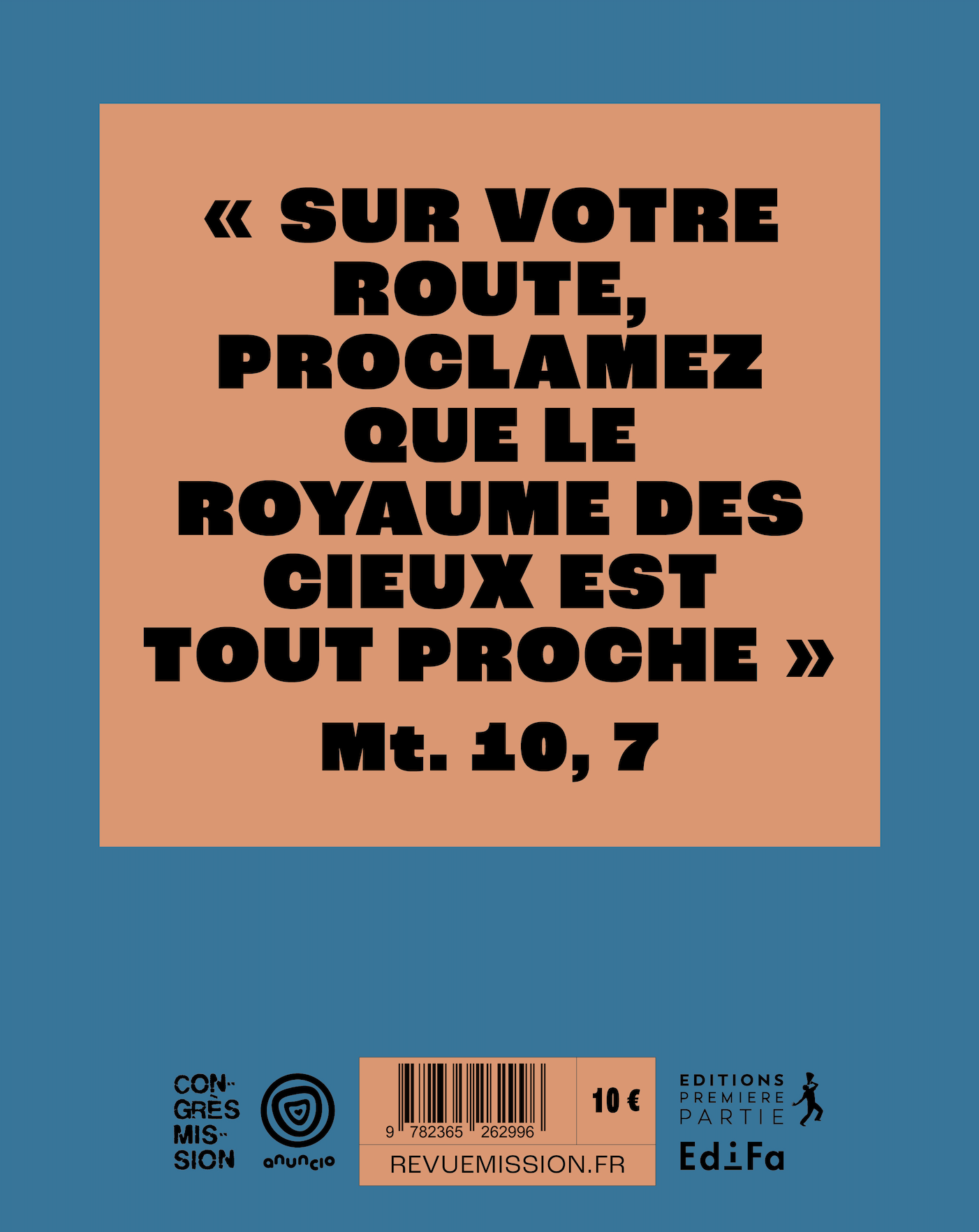 Couverture arrière